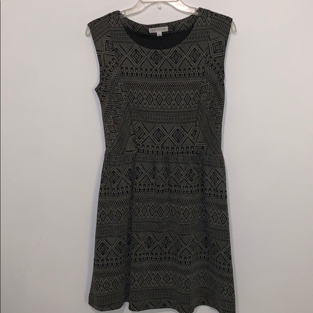 Geometric Design Dress